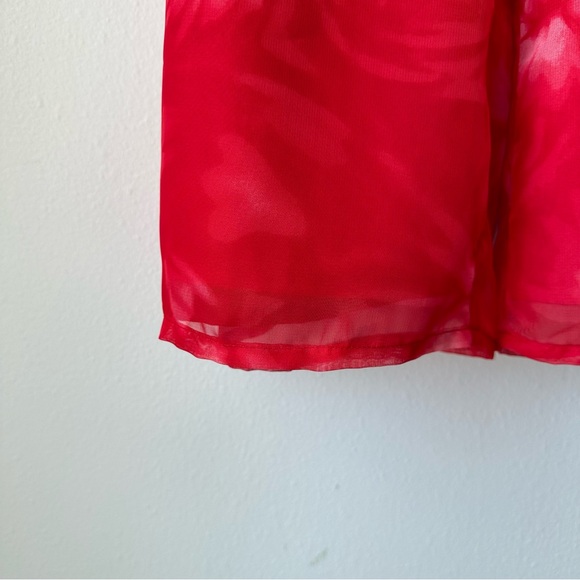 Vintage Wide leg high waisted beach red pants size 27 - Picture 3 of 13